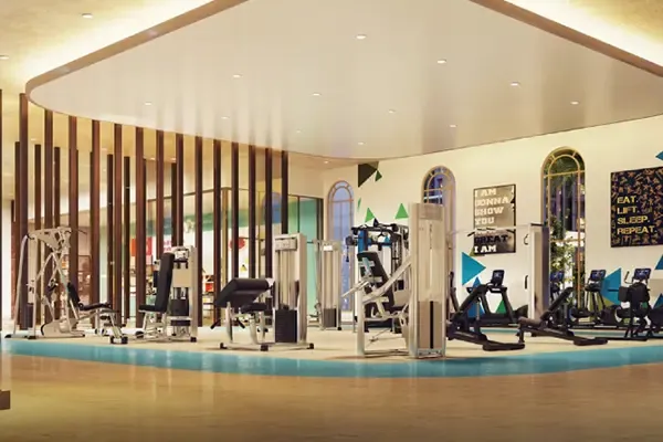 gym at Hiranandani Estates